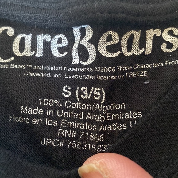 Care Bears 2006 Black T-shirt - Picture 3 of 3